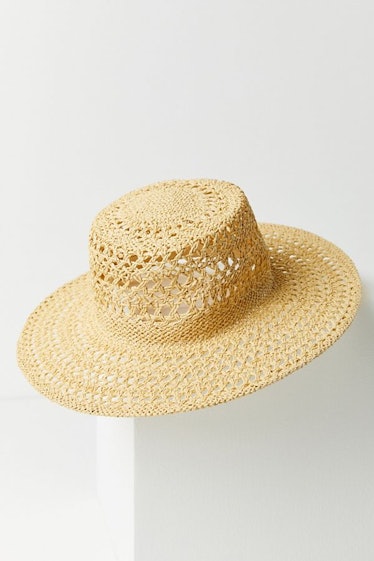 UO Open Weave Straw Panama Hat
