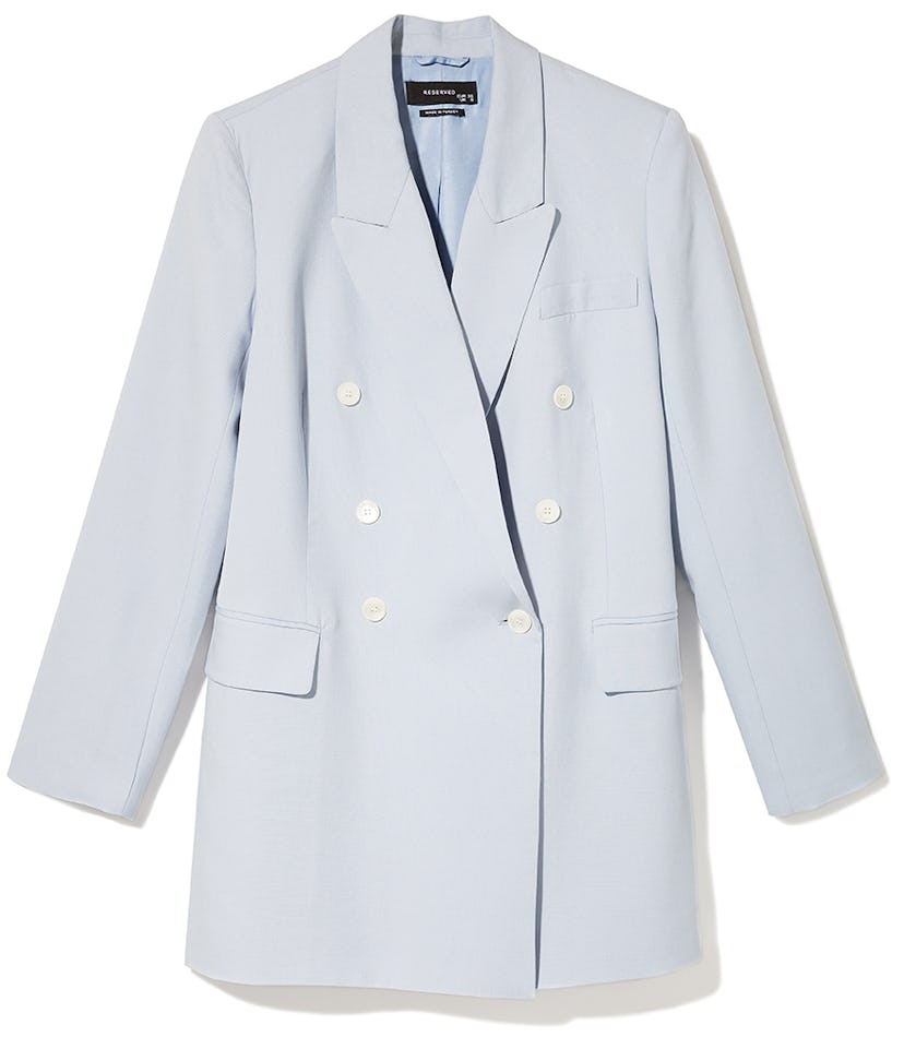 Tencel Double-Breasted Suit Jacket