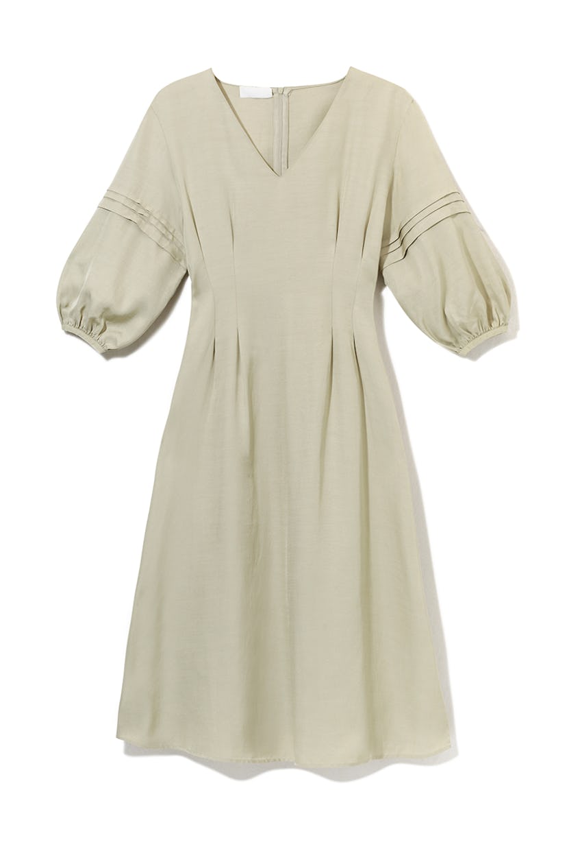 Dress With Puff Sleeves