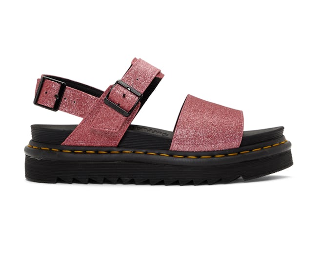 Pink Glitter Voss Sandals
