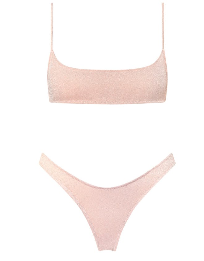 Blush Mica Lurex Bikini