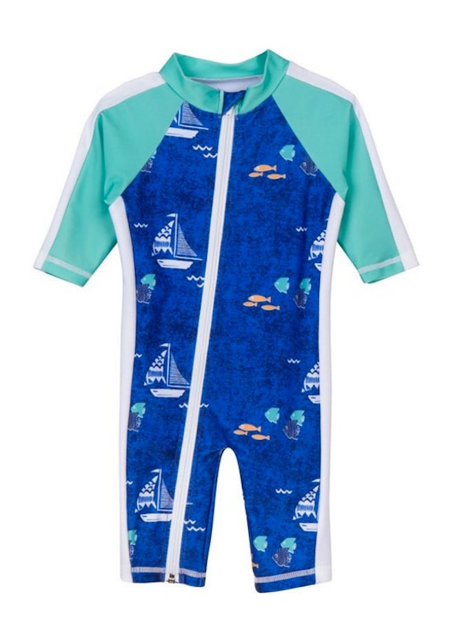 SwimZip Long Sleeve Sunsuit (Sizes 0-24 months)