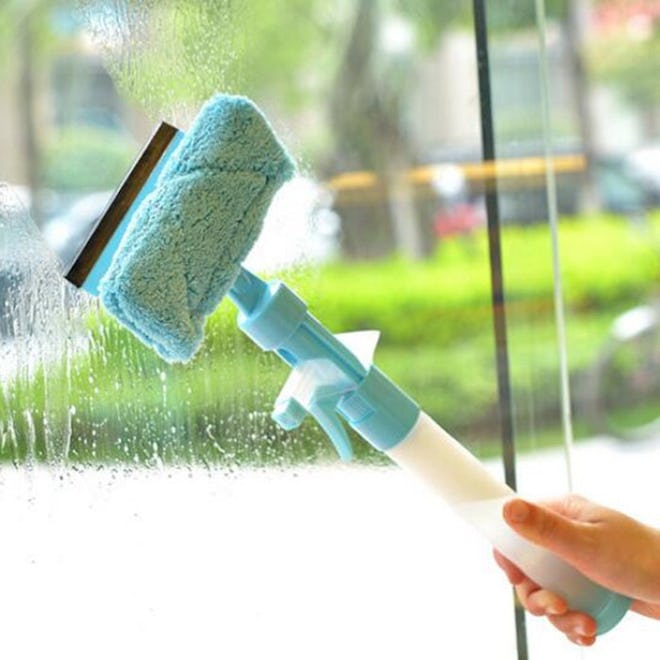 3-in-1 Spray Squeegee Microfiber Window Cleaner