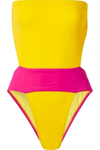 Helene Cut-Out Colorblock Swimsuit