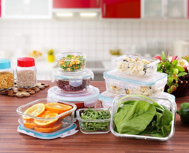 Utopia Kitchen Glass Food Storage Containers (Set of 18)