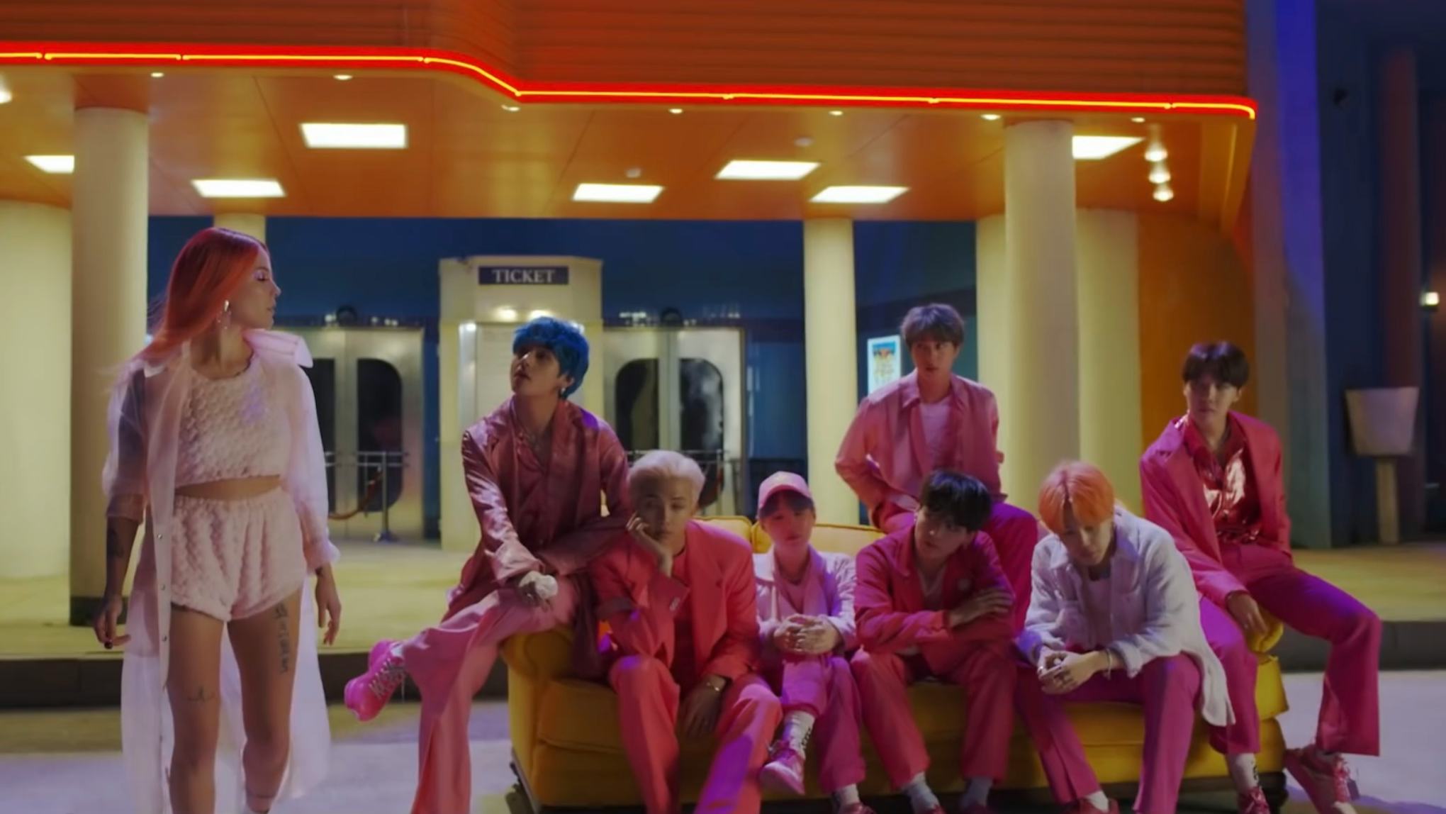 BTS' "Boy With Luv" Music Video Teaser Featuring Halsey Is Already
