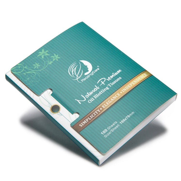 PleasingCare Natural Bamboo Oil Blotting Sheets (100 Count)