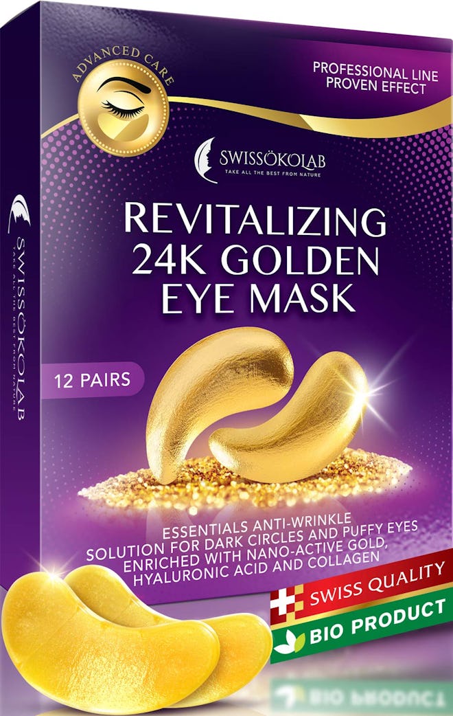 SWISSÖKOLAB 24K Gold Eye Masks