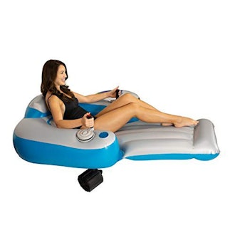 Poolcandy Splash Runner Motorized Inflatable Swimming Pool Lounger