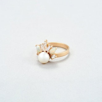 Crowned Jewel Pearl Ring