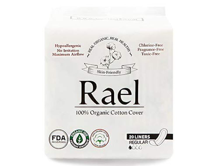 Rael Organic Cotton Panty Liners (40 Count)