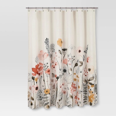 Floral Wave Shower Curtain