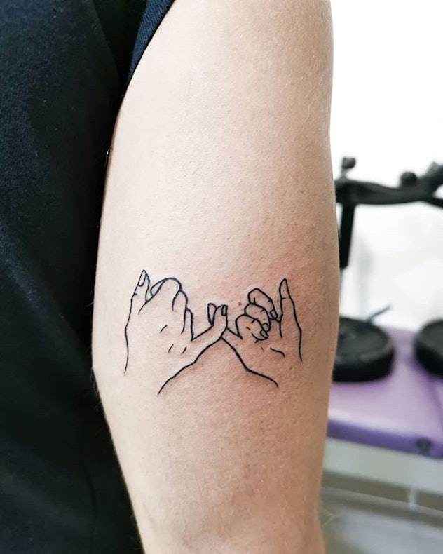 symbols of love and family tattoo