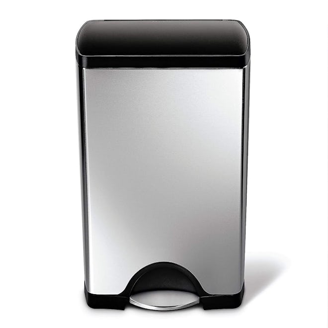 simplehuman Retangular Step Trash Can, 10 Gallons