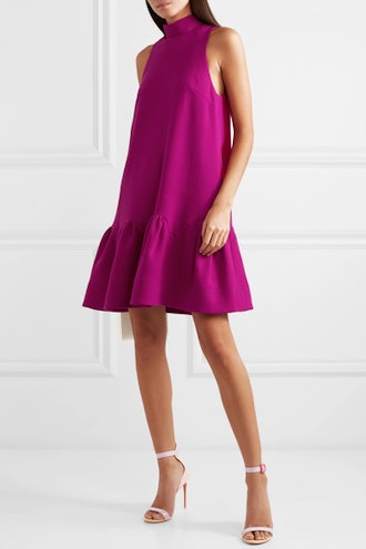 Wool-Blend Cady Mini Dress