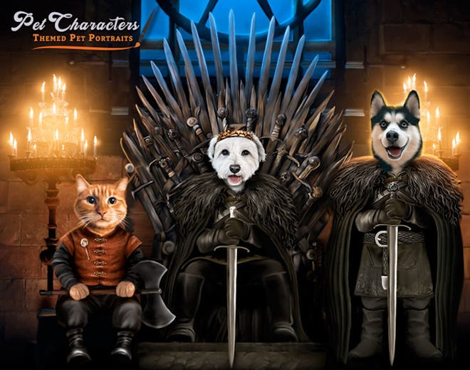 Game Of Thrones Multiple Pet Portrait