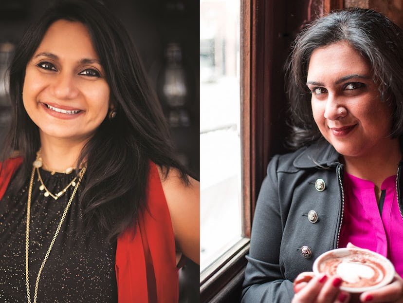 Romance novelists Nisha Sharma and Sonali Dev