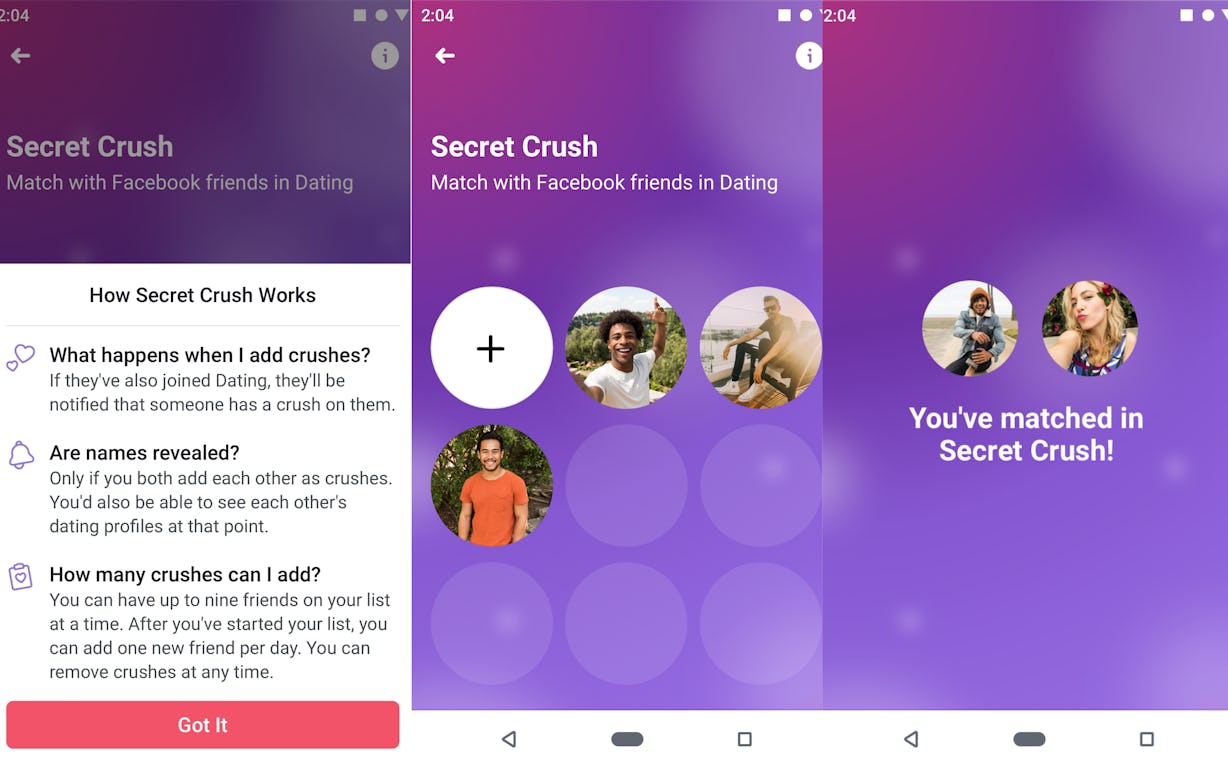 Facebook's Dating Feature, Secret Crush, Lets You Express Interest In
