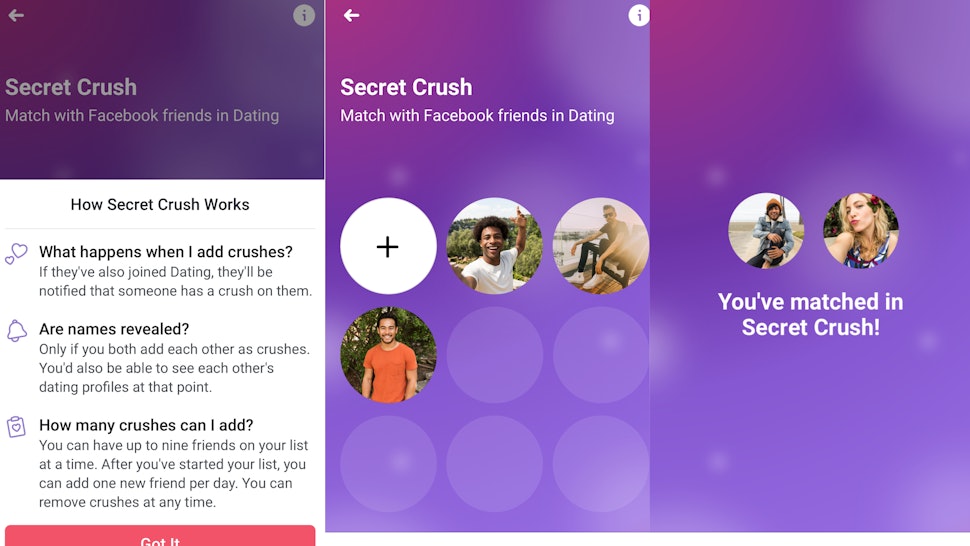 Image result for facebook secret crush feature