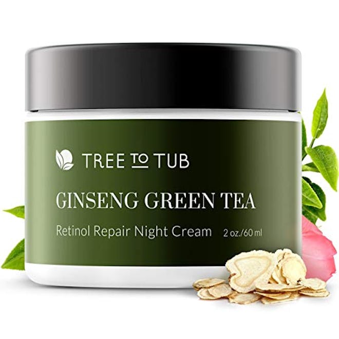 Tree to Tub Ginseng Green Tea Retinol Repair Night Cream