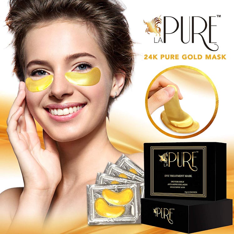 LA Pure 24K Gold Eye Masks (15 Pairs)
