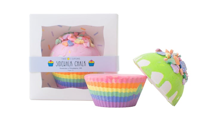 Rainbow Cupcake Chalk