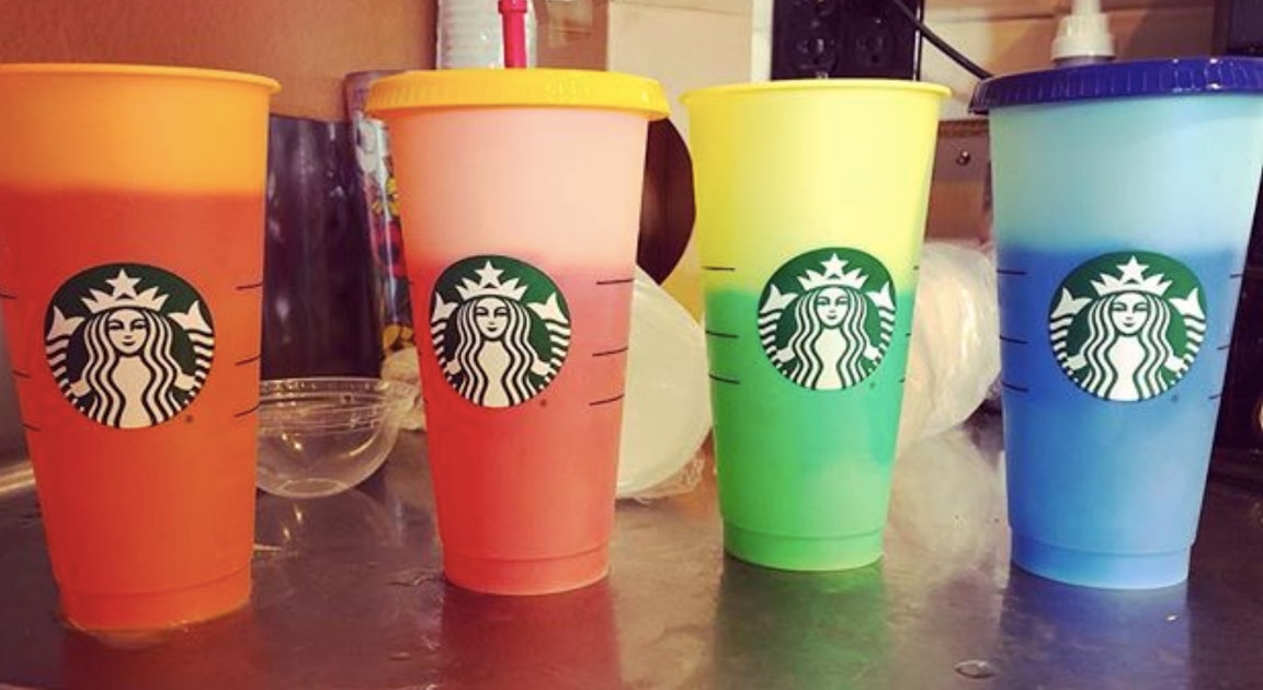 Starbucks coffee travel mug - THIS STYLE LID - not a 'squeeze to sip' style