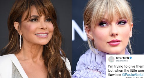 Taylor Swift with Paula Abdul