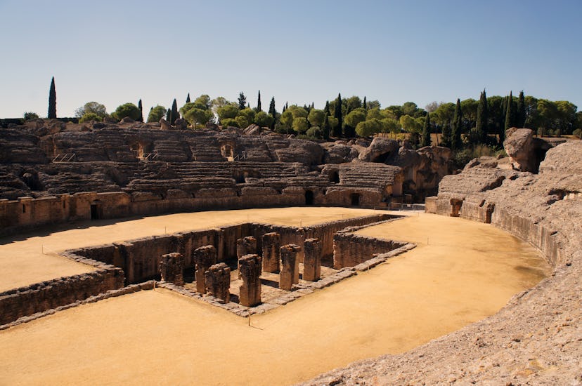 Itálica Amphitheatre in Seville, Spain, is the site of the Dragonpit