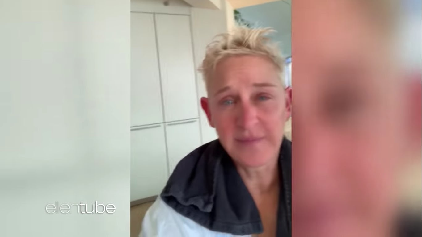 Ellen Degeneres Bad Dye Job Made Her Hair Fall Out Left Her