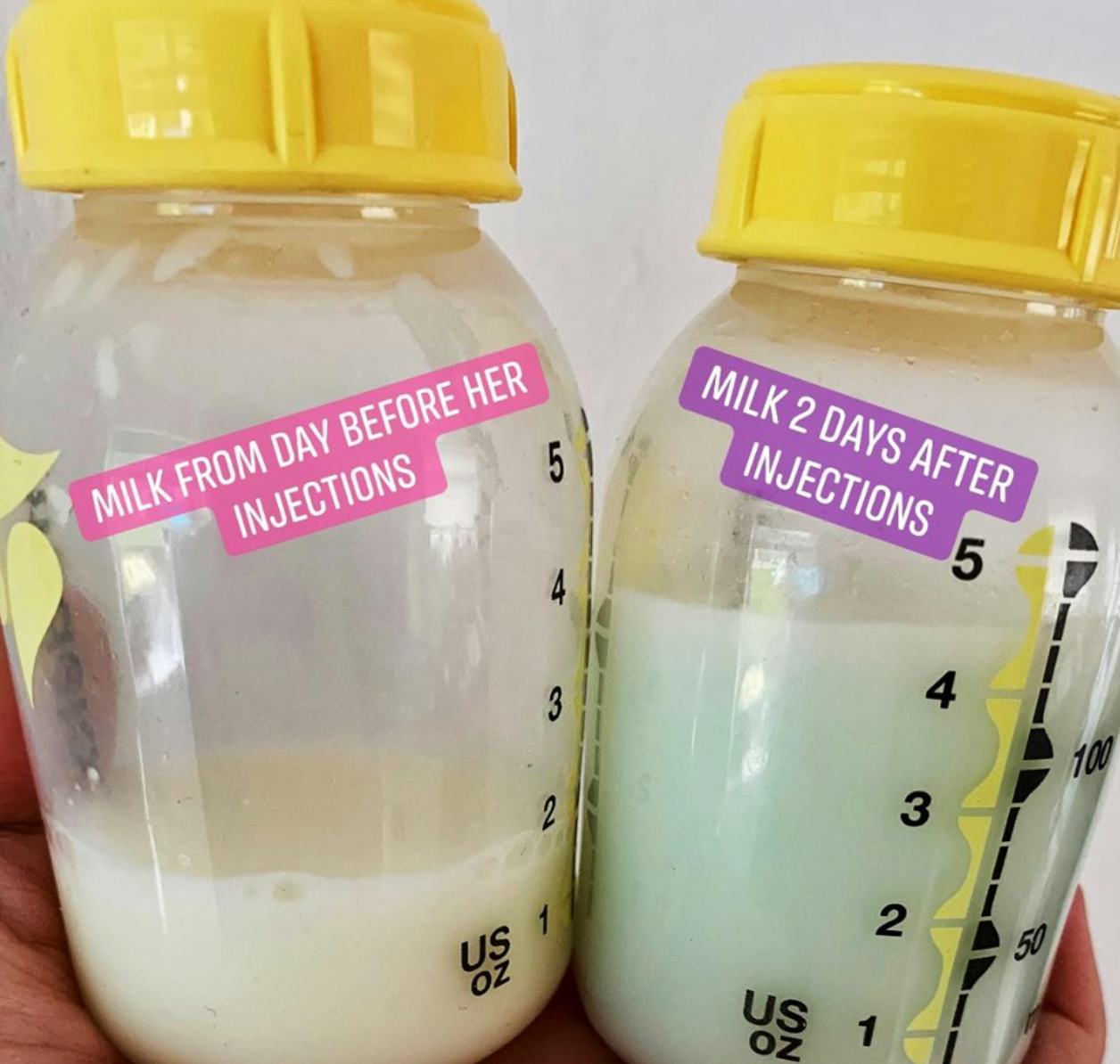 Photo Of Blue Breast Milk After Baby Got Vaccinated Is Fascinating   2a5cb5d7 F27c 4d03 B836 Fa9aaf3d98f2 Screen Shot 2019 05 10 At 95056 Am 