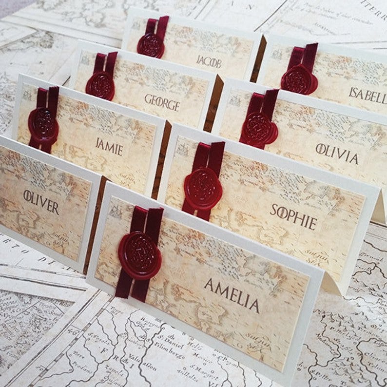 19 Game Of Thrones Wedding Ideas From Etsy