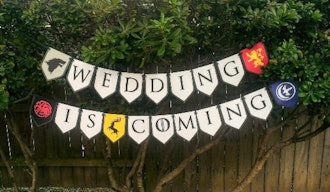 Wedding Is Coming Banner