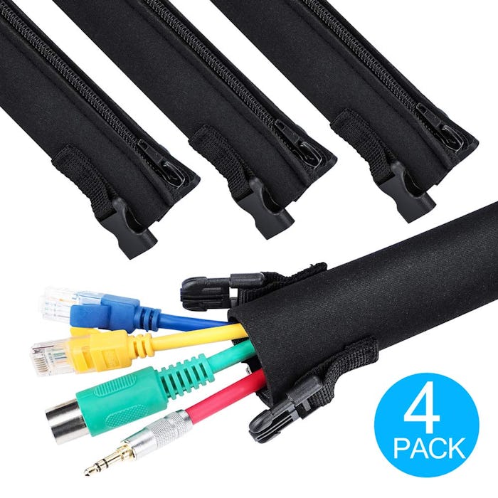 Yecaye Cable Organizer Wrap