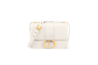 30 Montaigne Calfskin Bag in Off-White