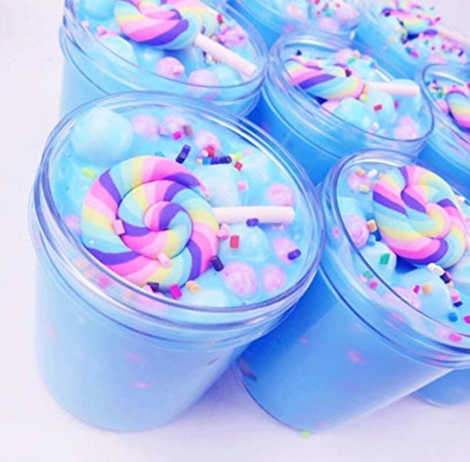 ORIGINAL Unicorn Birthday Cake Slime (Scented) with CHARM - 4oz - Slime by Artistic Slimez