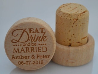 Personalized Wine Stopper Favors