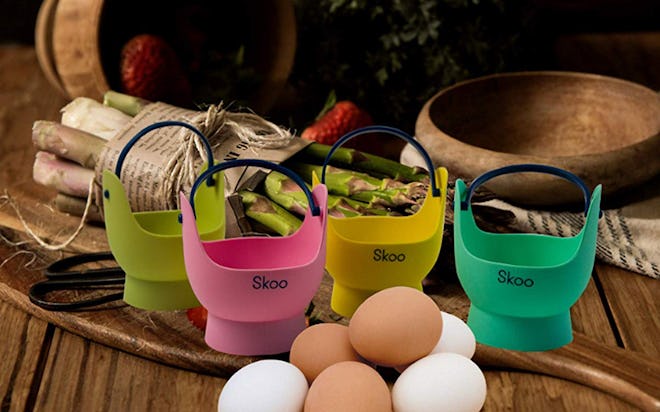 Skoo Silicone Egg Poaching Cups (4-Pack)