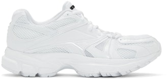 White Reebok Edition Spike Runner 200 Sneakers