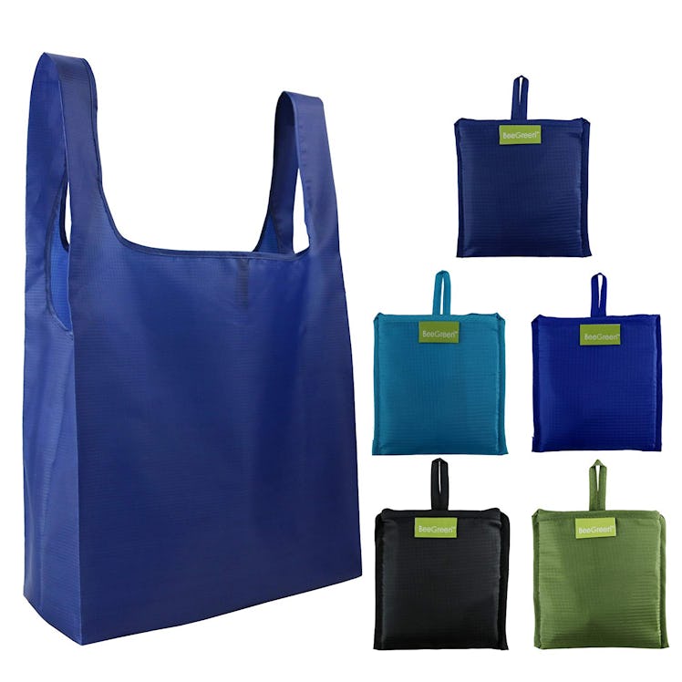 BeeGreen Foldable Reusable Bags (Set of 5)