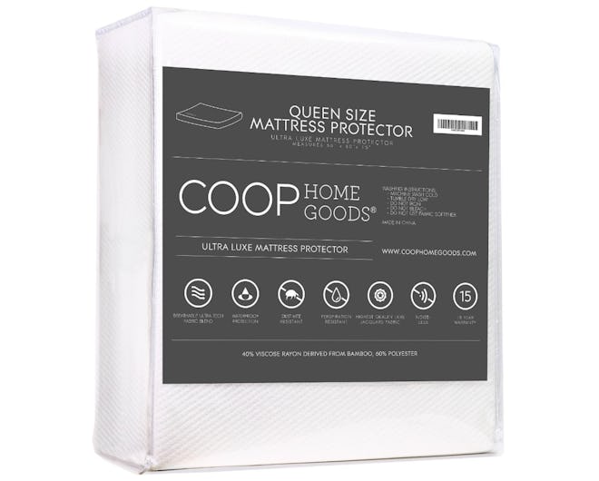 Coop Home Goods Cooling Waterproof Mattress Protector 