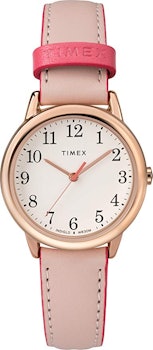 Timex Women's Easy Reader Leather Strap Watch