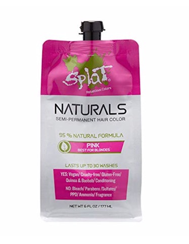 Splat Naturals Semi-Permanent Pink Hair Dye 