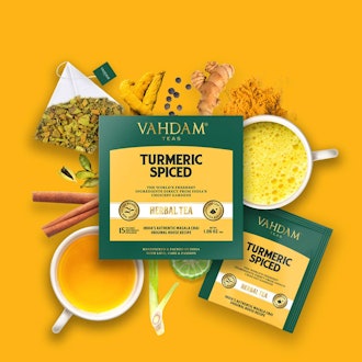 Vahdam Turmeric Spiced Herbal Tea (30 Bags)