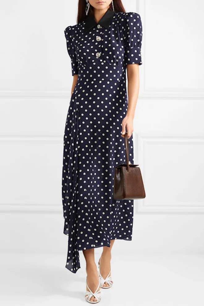kate middleton polka dot shirt dress Did Kate Middleton's blue polka dot dress break royal protocol?