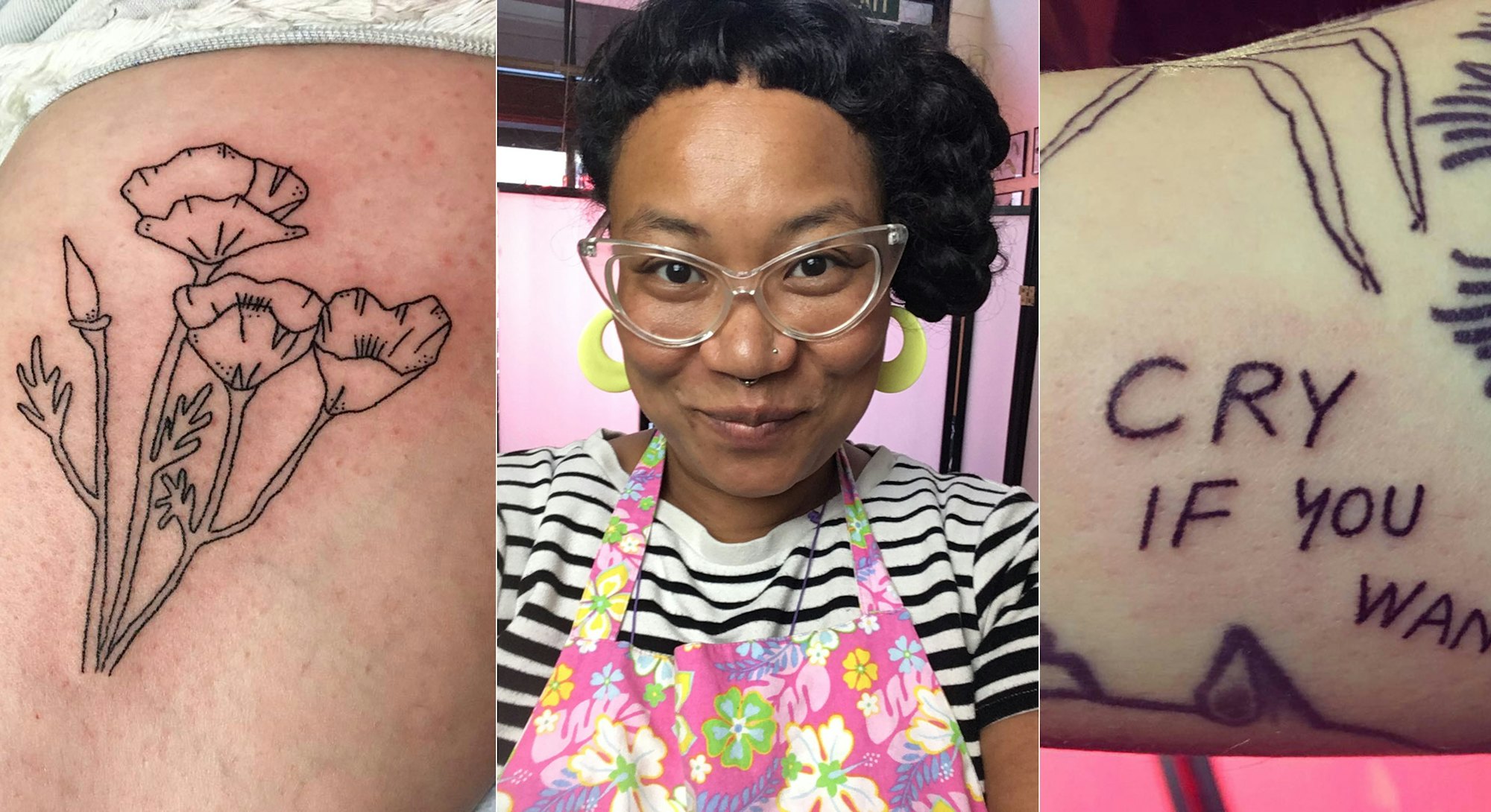 Oakland Based Tattoo Artist Natasha Harden Aka Inkthepainaway Is All About Vulnerability In Her Stick Poke Practice