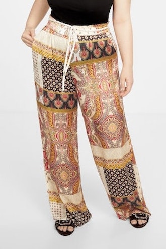Scarf Print Trousers