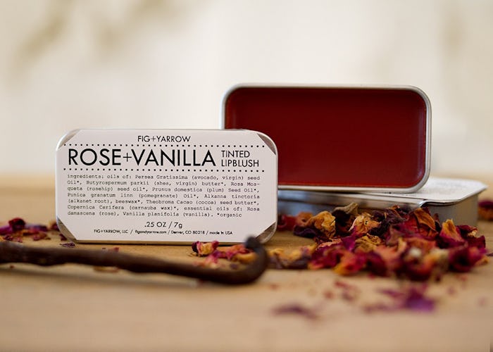FIG+YARROW Organic Rose + Vanilla Tinted Lip Blush