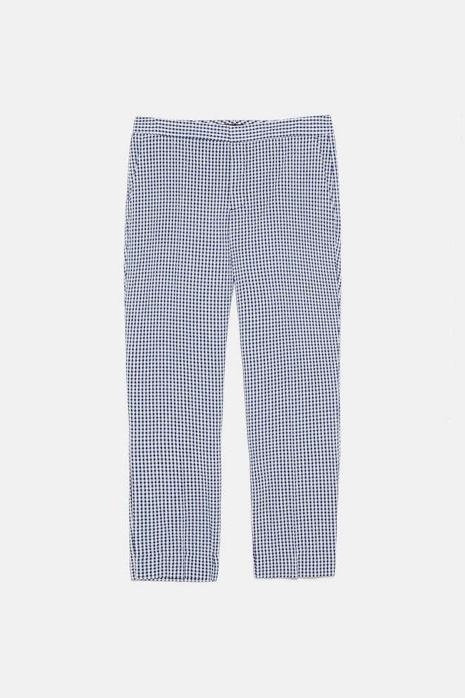 Gingham Pants