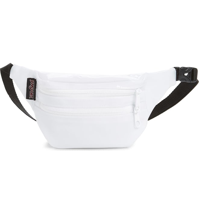 Hippyland Patent Belt Bag In White